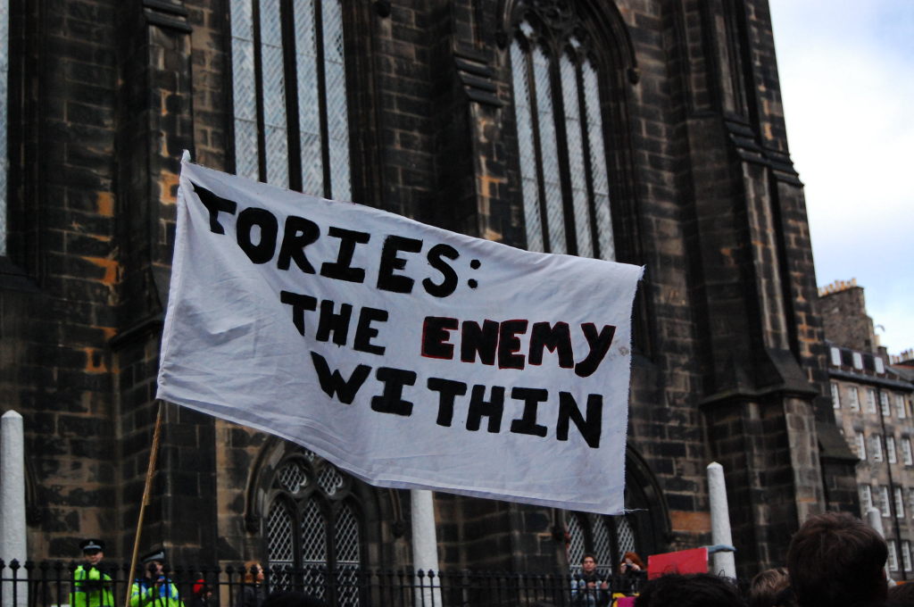 Tories: The enemy within. Within what though? The UK? NUS? Oursevles?