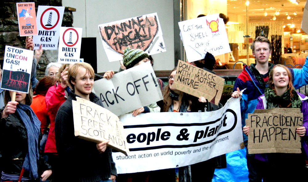 Protesters in Perth.