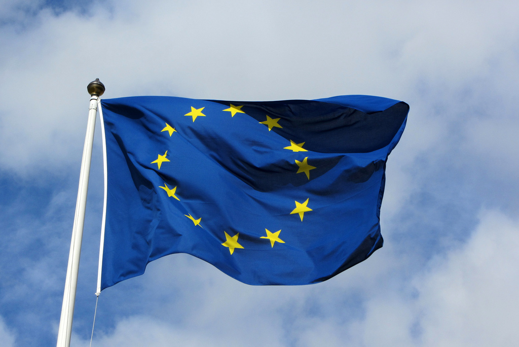 A European flag