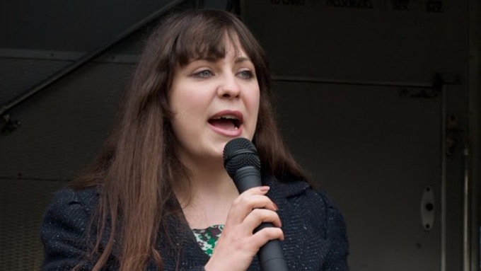 Amelia Womack- re-elected Deputy Leader of Green Party England and Wales