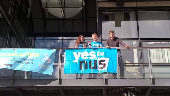 The Yes campaign team at Lincoln. Photo credit: Bradley Allsop