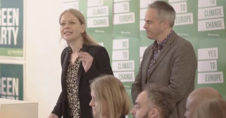 Green Party co-leaders Jonathan Bartley and Sian Berry