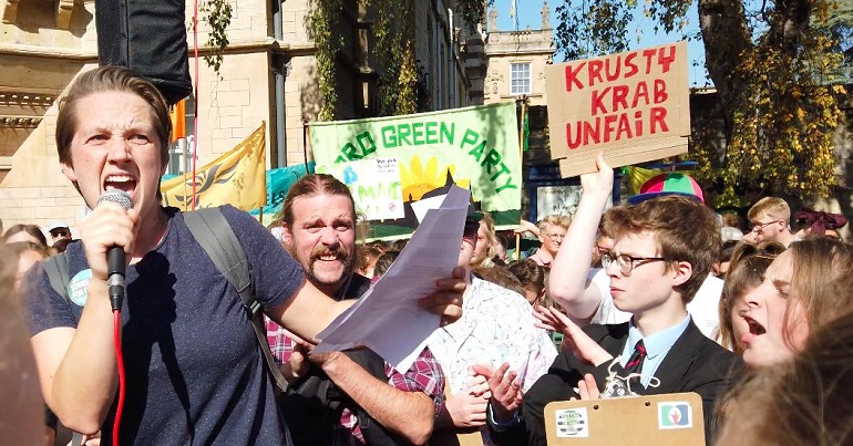 Rosie Rawle speech at Oxford climate strikes