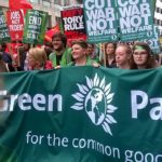 Green Party anti-austerity protest march from 2015.