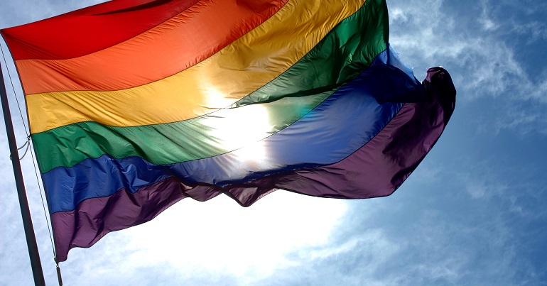 LGBTIQA+ pride flag