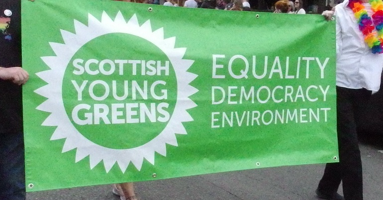 Scottish Young Greens banner