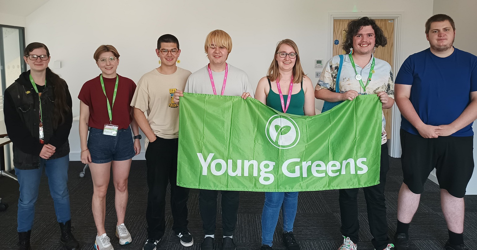 A photo of members the newly elected Young Greens Executive