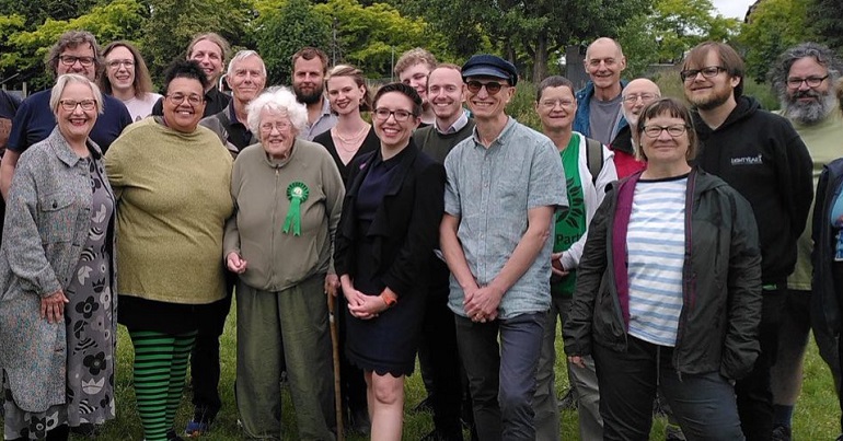Manchester Green Party activists