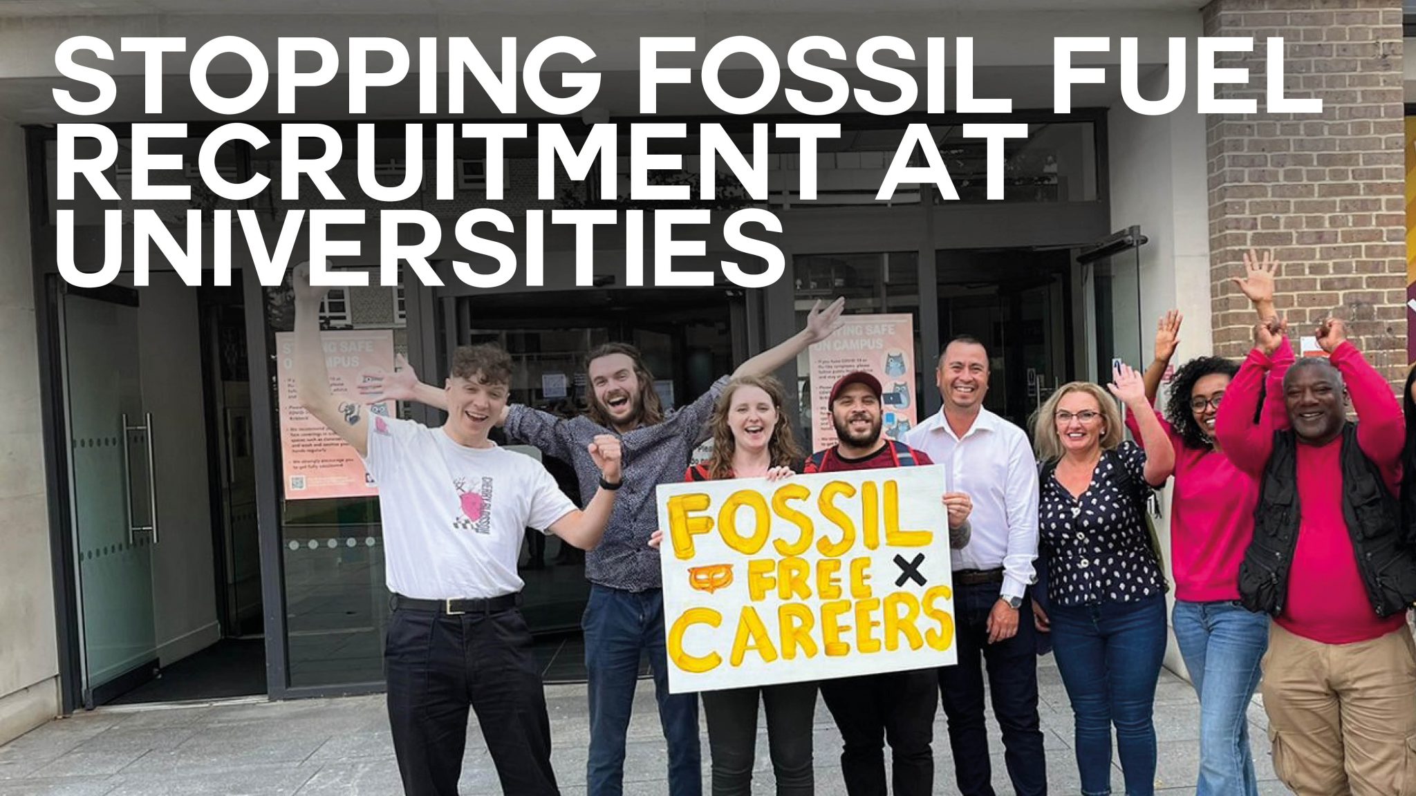 What is the Fossil Free Careers campaign?