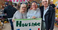 Zoe Marlow with other Green Party activists